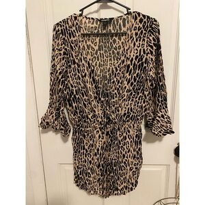Express Animal Print Dress